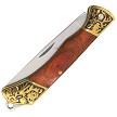 Elk Ridge Slip Joint Pocket Knife Wood - ER2023RD 