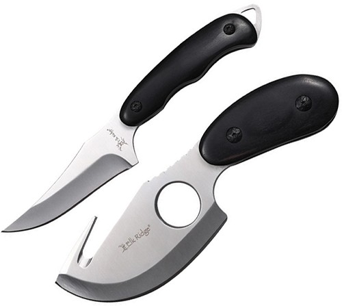 Elk Ridge Fixed Blade Hunting Knife Set - ER300BK 