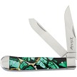 Elk Ridge Trapper Pocket Knife Dark green - ER42452DG 