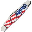 ER42453AF Elk Ridge Stockman Pocket Knife Flag 