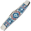 ER42453BL Elk Ridge Stockman Pocket Knife Blue 