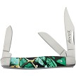 Elk Ridge Stockman Pocket Knife Dark Green - ER42453DG 
