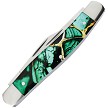 ER42453DG Elk Ridge Stockman Pocket Knife Dark Green 