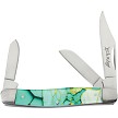 Elk Ridge Stockman Pocket Knife Light Green - ER42453LG 