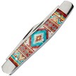 ER42453OR Elk Ridge Stockman Pocket Knife Orange 