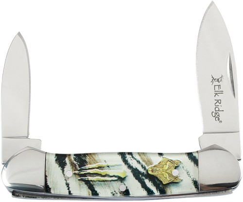 Elk Ridge Canoe Pocket Knife Black/White - ER42454BK 