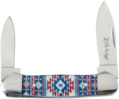 Elk Ridge Canoe Pocket Knife Blue - ER42454BL 