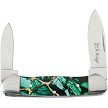 Elk Ridge Canoe Pocket Knife Dark Green - ER42454DG 