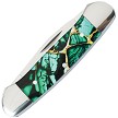 ER42454DG Elk Ridge Canoe Pocket Knife Dark Green 