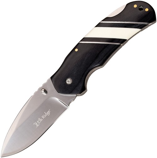 Elk Ridge Lockback Pocket Knife Black - ER949BK 
