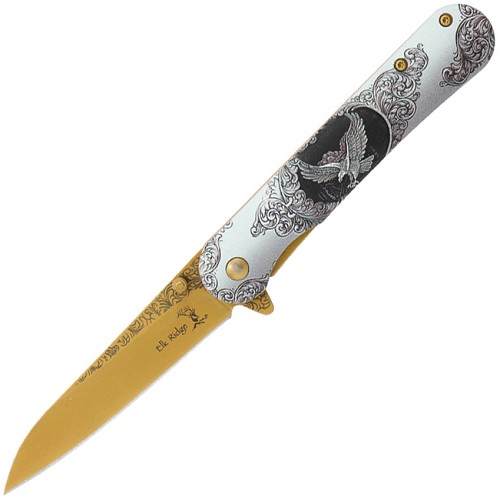 Elk Ridge Framelock Spring Assisted Folder Pocket Knife - ERA2007EA 