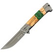 Elk Ridge Spring Assisted Folder Linerlock Pocket Knife - ERA2019GN 