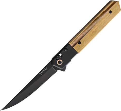 Elk Ridge Rapid Lock Lockback Pocket Knife Spring Assisted Opening Black - ERA2035BB 