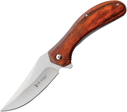 Elk Ridge Linerlock Pocket Knife Spring Assisted - ERA961BR 