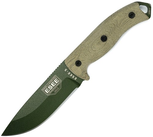 ESEE Model 5 Fixed Blade Knife Canvas - ES5POD0017 