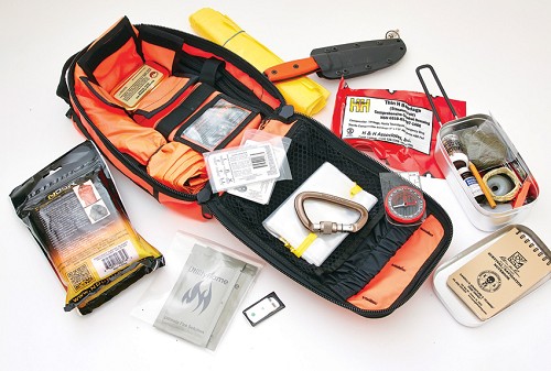 Esee Advanced Survival Kit with Orange Bag - ESAKITOR 