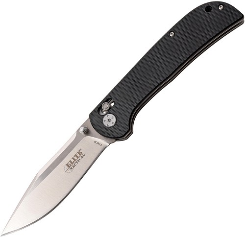Elite Tactical Rapid Lock Folder Pocket Knife Black - ET1028BK 