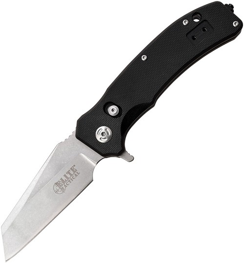 Elite Tactical Rapid Lock Pocket Knife Black - ETFDR014 
