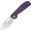 EUT012 Eutektik EFD Linerlock Pocket Knife Stonewash Purple G10 