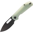 EUT016 Eutektik EFD Linerlock Pocket Knife Blackwash Jade G10 