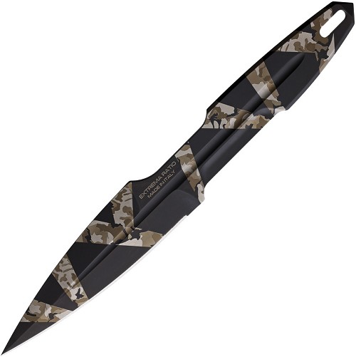 Extrema Ratio S-Thil Black Warfare Fixed Blade Knife - EX0223BWSE 