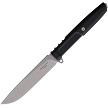 Extrema Ratio Vipera Fixed Blade Knife Stonewash Black - EX0484NITSWBLK 