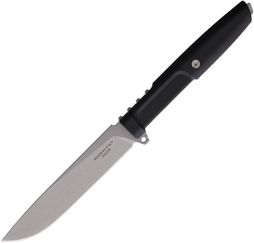 Extrema Ratio Vipera Fixed Blade Knife Stonewash Black - EX0484NITSWBLK 