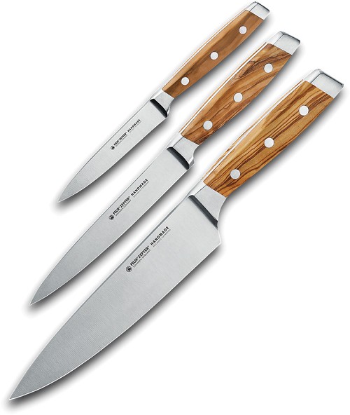 FELIX 3 Piece Knife Set Olivewood - FEL830333 