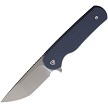 Ferrum Forge Knife Works Zelex Linerlock Pocket Knife Blue - FF012BU 