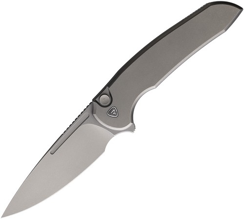 Ferrum Forge Knife Works Stinger Button Lock Pocket Knife Titanium - FF013 