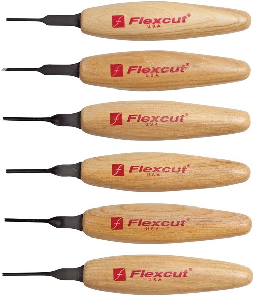 Flexcut Micro Tool Mixed Profile Set - FLEXMT910 