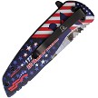 Falcon Linerlock Pocket Knife Spring Assisted Opening USA 250th - FLNKS22502 