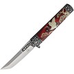 Falcon Linerlock Pocket Knife Spring Assisted Opening Tanto Crane - FLNKS2538CR 