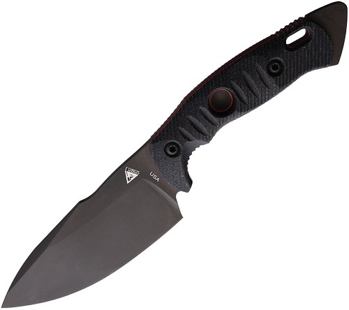 Fobos Knives Alaris Fixed Blade Knife Black/Red - FOB035 