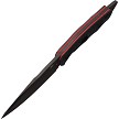 FOB035 Fobos Knives Alaris Fixed Blade Knife Black/Red 