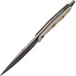 FOB044 Fobos Knives Alaris Fixed Blade Knife Ivory/Black 