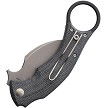 FOX591MB Fox Bastinelli BlackBird Karambit Fixed Blade Knife 