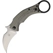 Fox Bastinelli BlackBird Karambit Fixed Blade Knife - FOX591MOD 