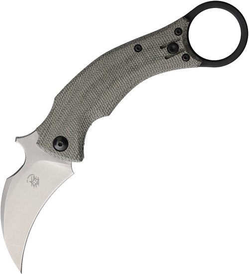 Fox Bastinelli BlackBird Karambit Fixed Blade Knife - FOX591MOD 