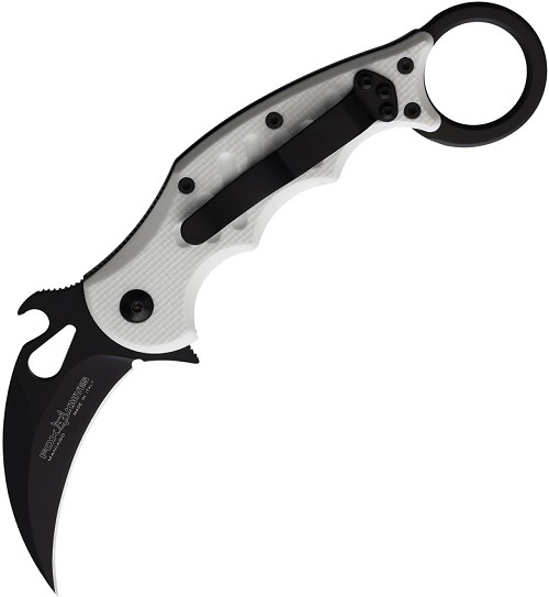 Fox Karambit Fixed Blade Knife White G10 - FOX599W 