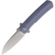 Max Ulys Linerlock Pocket Knife Blue Micarta - FRDMKHES1BL 