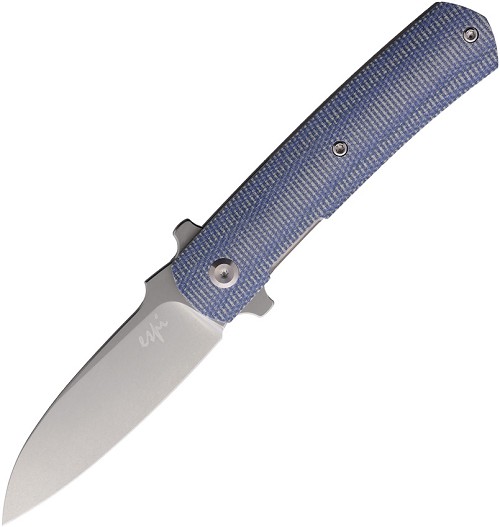 Max Ulys Linerlock Pocket Knife Blue Micarta - FRDMKHES1BL 