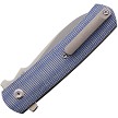 Max Ulys Linerlock Pocket Knife Blue Micarta - FRDMKHES1BL 