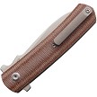 Max Ulys Linerlock Pocket Knife Brown Micarta - FRDMKHES1M 