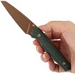 Kansept Parr Fixed Blade Knife Green Micarta - G011A8 