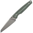Tenable Parr Fixed Blade Knife Green Micarta - G011B5 