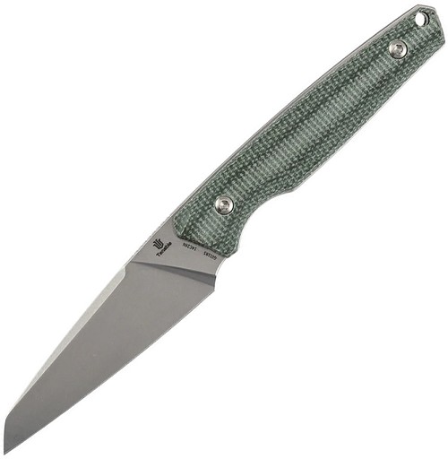 Tenable Parr Fixed Blade Knife Green Micarta - G011B5 
