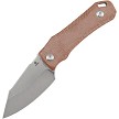 Tenable Loki Fixed Blade Knife Brown Micarta - G1058A5 