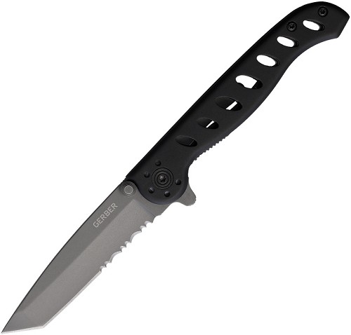 Gerber EVO MID Linerlock Pocket Knife Black - G1074252 