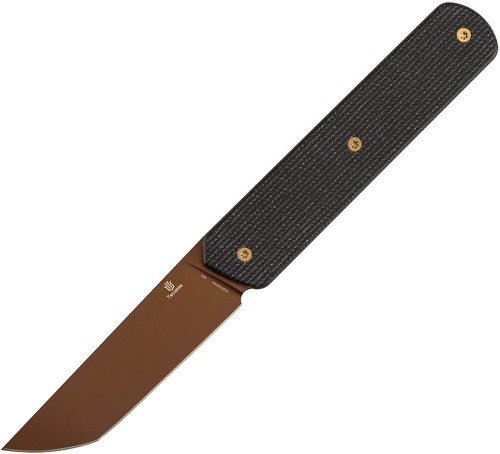 Tenable Foosa Fixed Blade Knife Black Micarta - G2020A1 